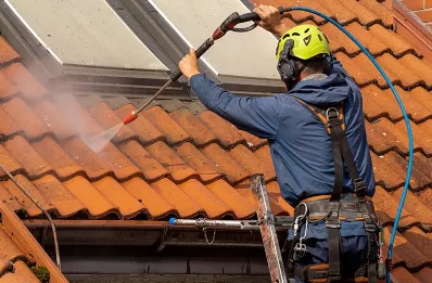 Démoussage et hydrofuge de toiture à Vany